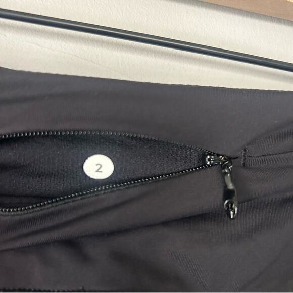 Lululemon Speed Tight II Full on Luxtreme Pockets Yoga Leggings Black Swirl Sz 2 - Picture 10 of 14